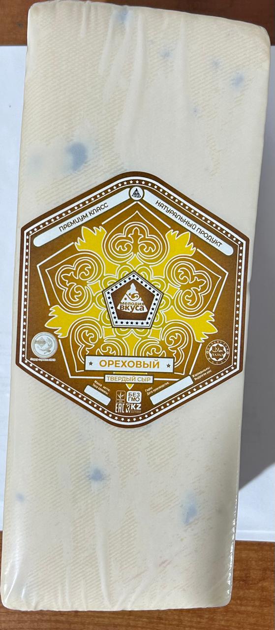 Ореховый сыр твердый с грецким орехом 50% ТМ Мелодия вкуса